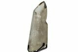 Smoky Quartz Crystal on Metal Stand - Brazil #209553-1